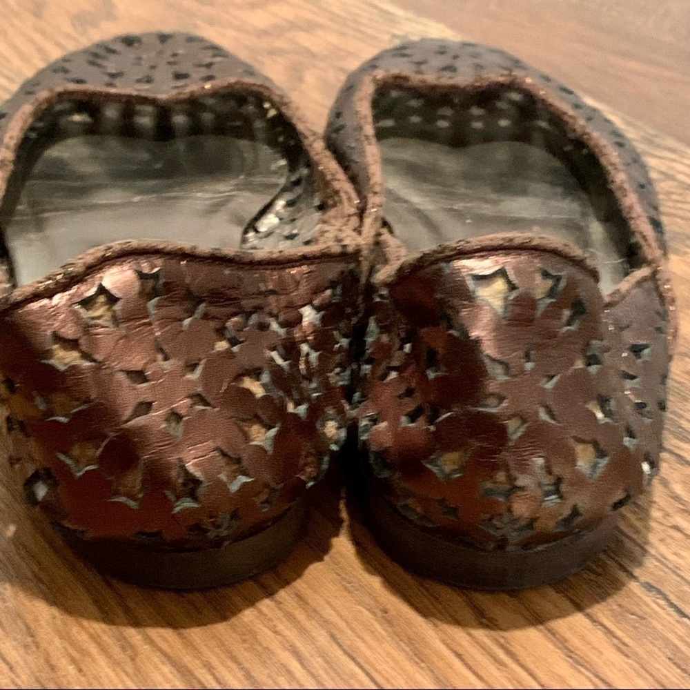 JIMMY CHOO Momo bronze leather ballet flats. Size 38.5. Made in Italy - Picture 5 of 8